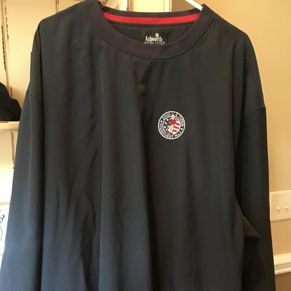 Ashworth US Open Pinehurst Pullover 2XL. Navy.